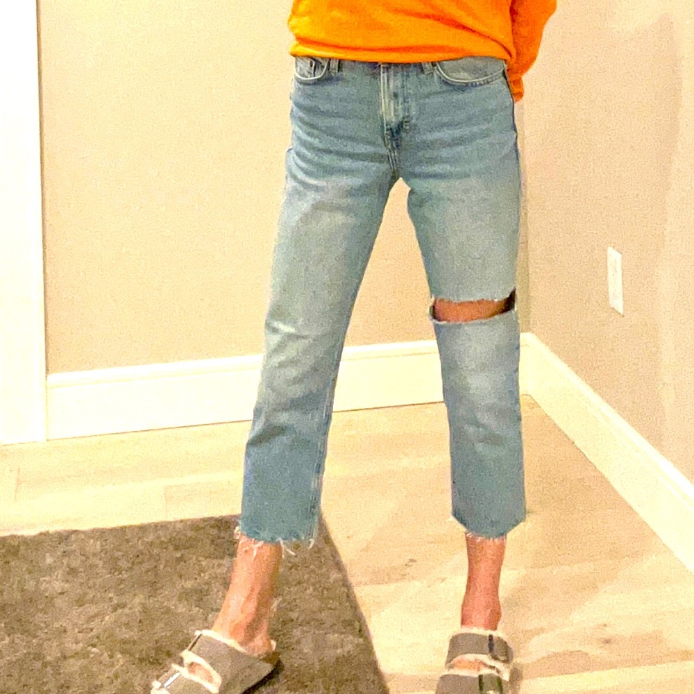 Topshop Straight Cropped Cuties!